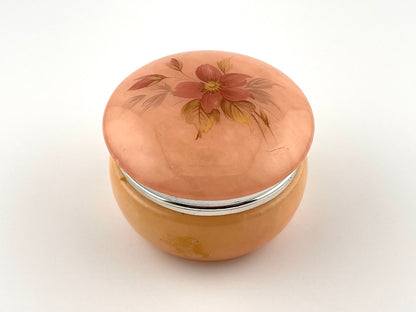 Peach/Pink Onyx Trinket Box