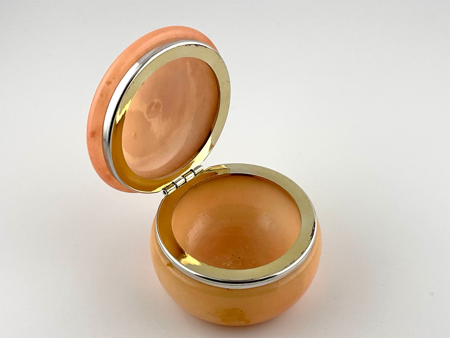 Peach/Pink Onyx Trinket Box