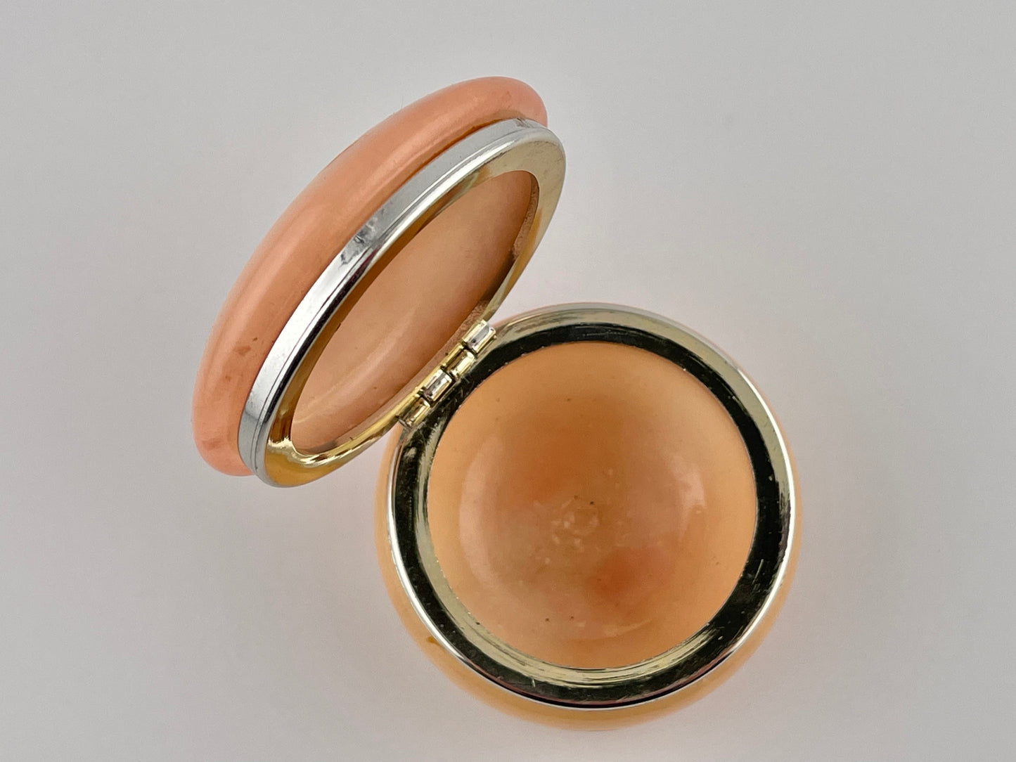 Peach/Pink Onyx Trinket Box