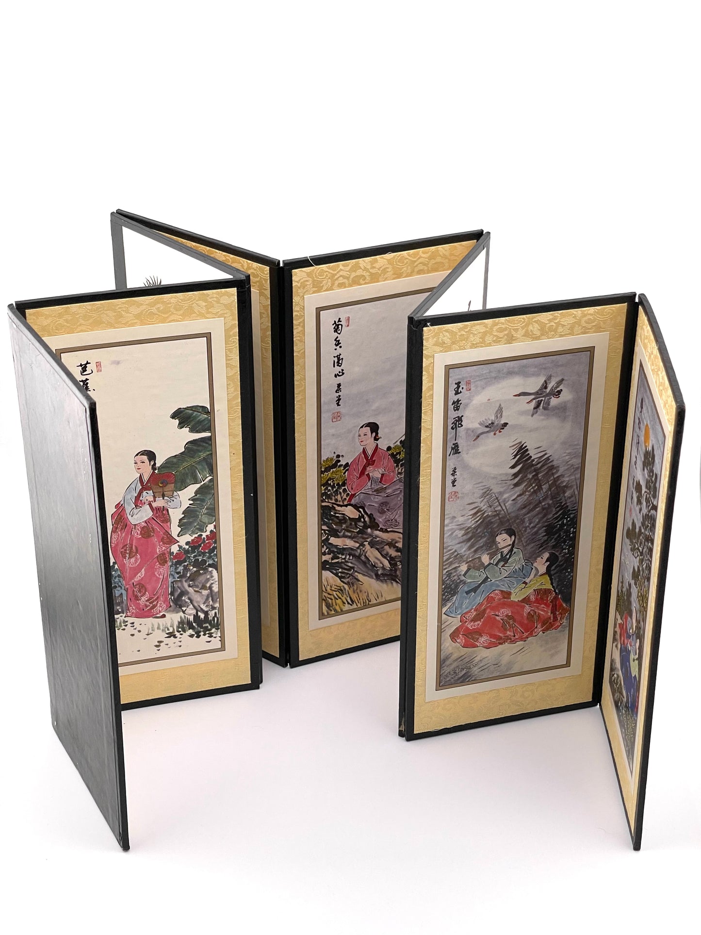 Korean Mini Folding Screen 8 Panels