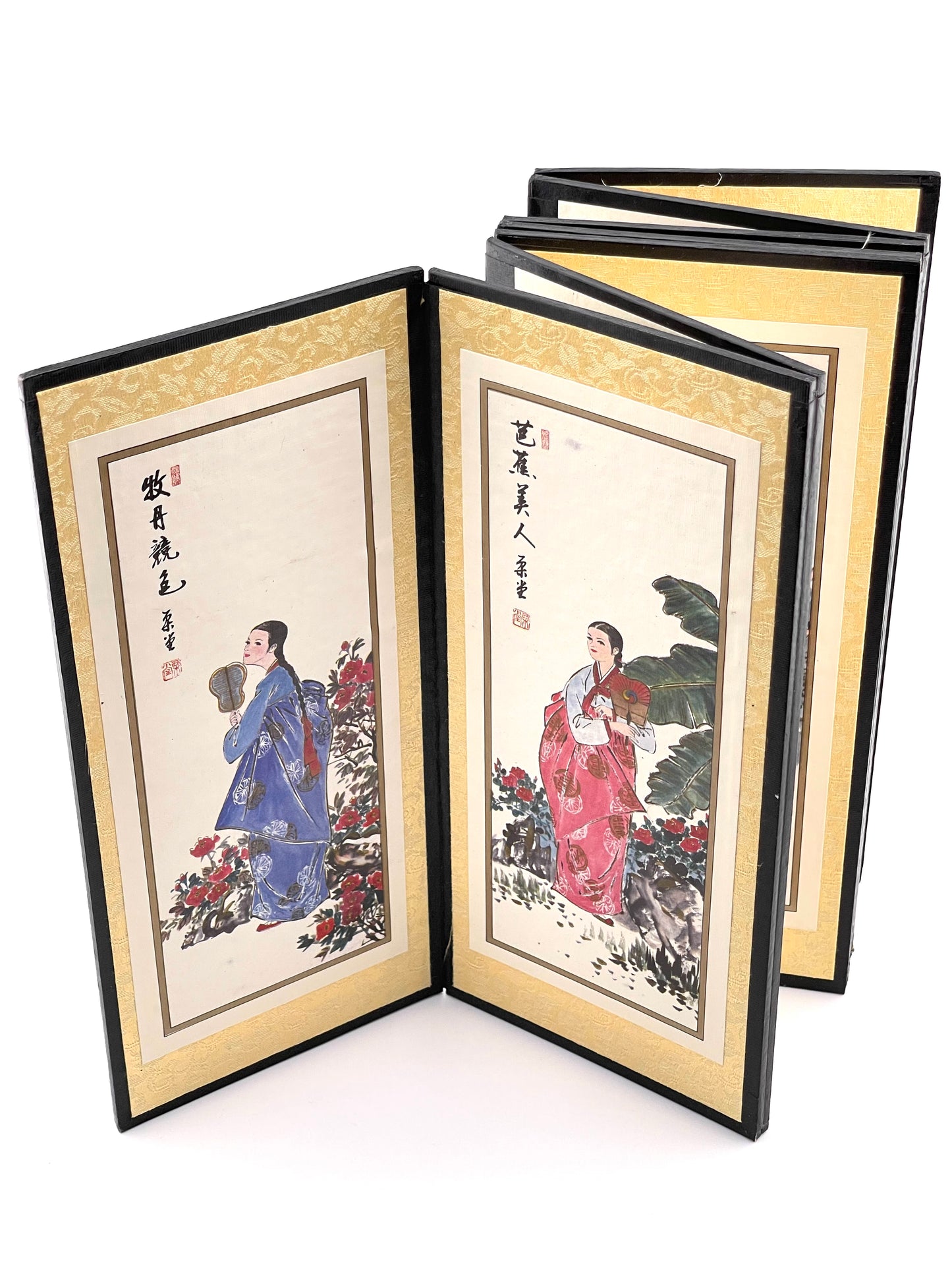 Korean Mini Folding Screen 8 Panels