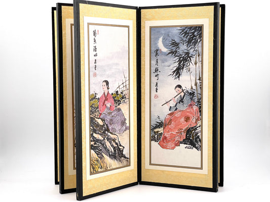 Korean Mini Folding Screen 8 Panels